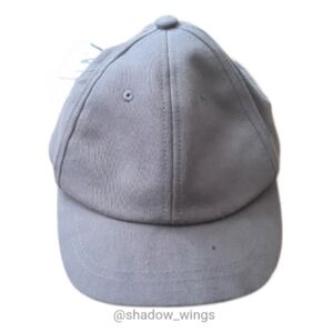 Zara Basic Cotton Cap / Unisex Size Medium Gray Baseball Cap